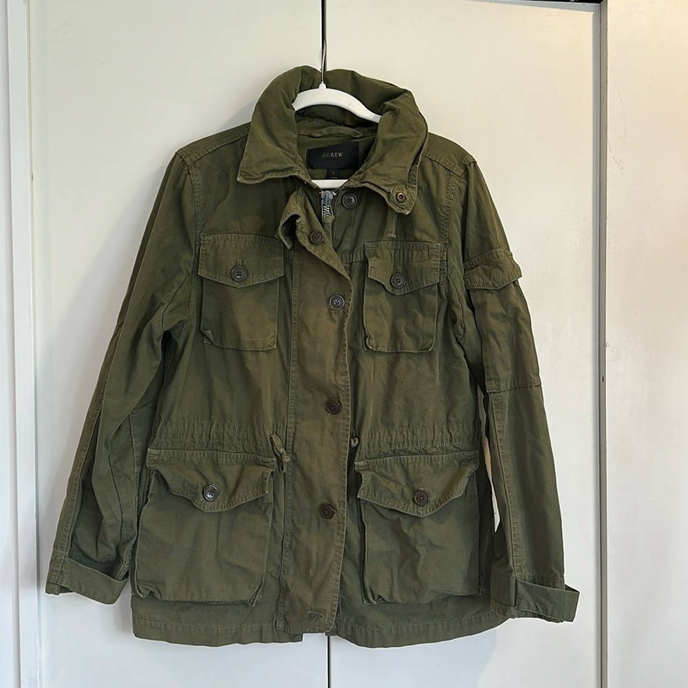 J crew full zip jacket